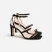 J. Crew Shoes | J.Crew Ava Strappy Heels In Satin | Color: Black | Size: 7