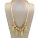 Anthropologie Jewelry | Anthropologie Cord Neutral Necklace Nwt | Color: Cream/Gold | Size: Os