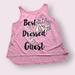 Disney Tops | Disney Beauty And The Beast Belle Women's Tank Top Size Medium | Color: Pink | Size: M