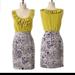 Anthropologie Dresses | Anthropologie Maeve Seaside Fields Silk Ruffle Dress Sz. 12 | Color: Green/Purple | Size: 12