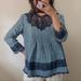 Anthropologie Tops | Anthropologie Holding Horse Perra Lace Chambray. Sz 6 | Color: Blue | Size: 6