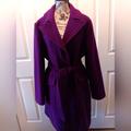 Kate Spade Jackets & Coats | Kate Spade Peacoat | Color: Purple | Size: Xl