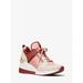 Michael Kors Shoes | Michael Michael Kors Georgie Mixed-Media Trainer 9.5 Cinnamon Multi New | Color: Brown | Size: 9.5
