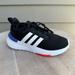Adidas Shoes | Adidas Racer Tr21 Cloudfoam Kids Sneaker Shoe Casual Running Unisex Black Size 1 | Color: Black/White | Size: 1