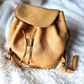 Coach Bags | Coach Sonoma Backpack 4911 Medium Tan Drawstring Closure | Color: Tan | Size: Os