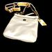 Coach Bags | Coach Y2k Satin Cross Body Bag 2 Way Bag White Euc | Color: Blue/Silver/White/Yellow | Size: Os