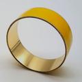 J. Crew Jewelry | J.Crew Gold Tone Yellow Cuff Bracelet 11 | Color: Gold/Yellow | Size: Os