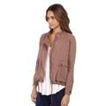 Free People Jackets & Coats | Free People Woman's Sz M Dusty Rose Oversize Bomber Style Jacket Pockets | Color: Brown/Pink | Size: M