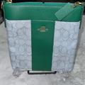 Coach Bags | Coach Kitt Messenger Bag Nwot | Color: Blue/Green | Size: Os