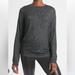 Athleta Sweaters | Athleta Heather Mindful Crewneck Sweater Womens .Size- Medium | Color: Gray | Size: M