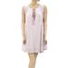 Free People Dresses | Free People Endless Summer Babydoll Mini Tunic Dress Beach Tassel Xs New | Color: Purple | Size: Xs