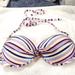 Victoria's Secret Swim | Bikini Top - Vintage Victoria's Secret - Underwire, Push-Up, Halter - 36c | Color: Blue/Purple | Size: 36c