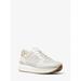Michael Kors Shoes | Michael Michael Kors Monique Logo Trainers 9.5 Cream New | Color: Cream | Size: 9.5