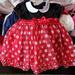 Disney Dresses | Disney Dress / Onesie With Beanie | Color: Black/Red | Size: 12-18mb