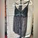 Jessica Simpson Intimates & Sleepwear | Jessica Simpson Black Mesh Lace Babydoll Nightgown Size Small | Color: Black/Red | Size: S