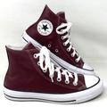 Converse Shoes | Converse Chuck Taylor High Leather Deep Bordeaux Sneakers Casual Men's A07851c | Color: Red/White | Size: Various