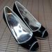 Michael Kors Shoes | Michael Kors Women's Platform Black Patent Leather | Color: Black/White | Size: 5.5