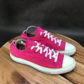Converse Shoes | Converse Chuck Taylor All Star Ox Pink Canvas Skate Shoes Lace Up Womens Size 10 | Color: Pink | Size: 10
