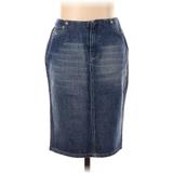 Diesel Denim Skirt: Blue Print Bottoms - Women's Size 29