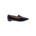 Cole Haan Flats: Slip-on Chunky Heel Classic Black Solid Shoes - Women's Size 8 - Pointed Toe