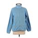 Lands' End Fleece Jacket: Blue Jackets & Outerwear - Women's Size Medium