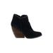 Very Volatile Ankle Boots: Black Solid Shoes - Women's Size 8 1/2 - Almond Toe