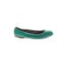 Bloch Flats: Teal Print Shoes - Women's Size 39 - Round Toe