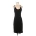 Wilfred Free Casual Dress - Midi: Black Solid Dresses - Women's Size Small