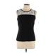 Calvin Klein Sleeveless Top Black Halter Tops - Women's Size Large