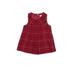 Janie and Jack Dress: Burgundy Plaid Skirts & Dresses - Size 0-3 Month