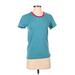 Adidas Active T-Shirt: Teal Activewear - Women's Size Small