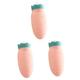 FRCOLOR Pack of 3 Water Hand Warmers Hot Hand Warmers Silicone Water Injection Bottle Hot Water Bottle Water Injection Classic Thermos Bottle Microwave Pink