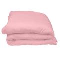 Pashmina 800 Thread Count Egyptian Cotton 4 Piece Bedding Set - Soft, Breathable,1 Duvet Cover - 25cm Deep Pocket 1 Fitted Sheet - 2 Pillow Cases - (Pink,King Size)