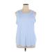 Old Navy Sleeveless T-Shirt: Blue Tops - Women's Size X-Large