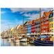 Nyhavn Harbor in The Center of Copenhagen, Denmark - Premium 500 Piece Jigsaw Puzzle for Adults