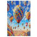 Hot Air Balloon Puzzles 1000 Pieces Jigsaw Puzzles For Teens And Adults - Hot Air Balloon Wooden Jigsaw Puzzle Family Activity Jigsaw Puzzles Educational Games （78×53cm）