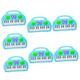 BESTonZON 7 Pcs Electronic Organ Toys Mini Toy Electronic Music Piano Gift Sound Keyboard Children Kid Gifts Toddlers Toys Kids Toy Kids Piano Boy Girl Electronic Components Electric Baby