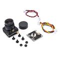 NEW 1/3 For CMOS 1500TVL B19 Mini FPV Camera 2.1mm Lens Power 5V-30V PAL/For NTSC With OSD Internal Adjustable For RC FPV Racing Drone (Color : Nero)