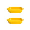 Ceramic Oven Baking Dishes,Oven Baking Dish,8.8 Inches Pie Pan, Porcelain Oven Dishes, Pie Plate, Non-Stick Quiche Dish for Cooking, Set of 2,B (Color : A)