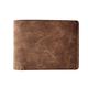 SSWERWEQ Leather Wallets for Men Men Wallets Small Money Purses Wallets Price Top Men Thin Wallet with Coin Bag Zipper Wallet (Color : Brown Purses)