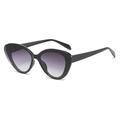 MiqiZWQ Sunglasses womens Fashion Colorful Sunglasses Women Shades Retro Gradient Sun Glasses Female-Black-A