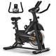 Exercise Bike-Indoor Stationary Bike for Home Gym,Workout Bike With Belt Drive,Cycling Bike With Digital Display & Comfortable Seat Cushion,Black Orange