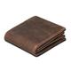 SSWERWEQ Leather Wallets for Men Men's Wallet Man Vintage Cow Genuine Leather Wallet Male Handmade Billfold Coin Purse Short Wallet