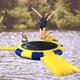 DameCo Inflatable Water Trampoline with Slide, Leisure Water Trampoline, Bouncing Swimming Swimming Fishing Platform for Lake, Swimming Pool, Sea,5M interesting