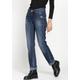 Loose-fit-Jeans GANG Gr. 27, N-Gr, blau (midnight love) Damen Jeans Weite