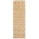 RugVista, Gabbeh Loom Two Lines Rug, Short Pile, 2'6 x 8'2 ft (80 x 250 cm), Runner, Gabbeh, Wool, Hallway, Bedroom, Kitchen, Living Room, Beige, Brown,