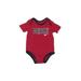 Nike Short Sleeve Onesie: Red Solid Bottoms - Size 3-6 Month