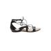 Guess Sandals: Black Solid Shoes - Women's Size 9 - Open Toe