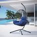Egg Chair with Stand Swing Chair Wicker Hanging Chair Basket Chair