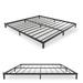 Full Metal Bed Frame, 7-Inch Platform, Heavy Duty, Low Profile, No Box Spring Needed, Easy Assembly, Black